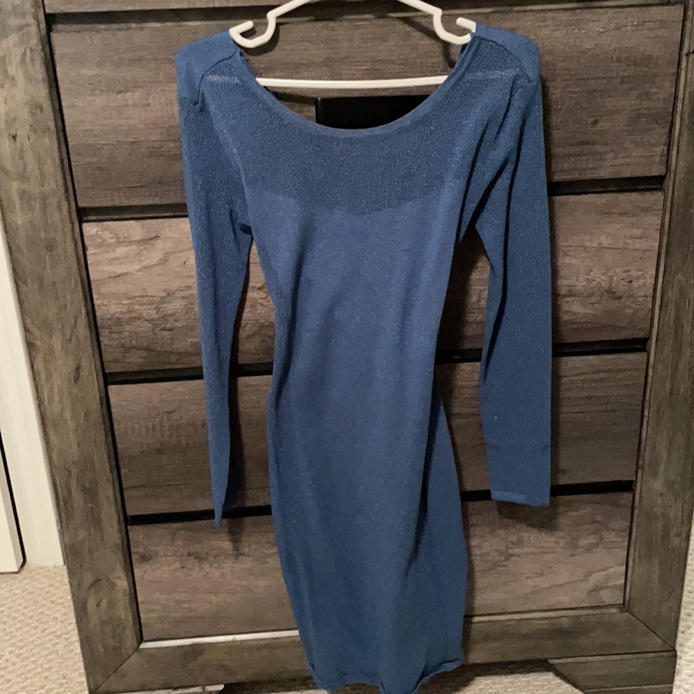 Women’s blue dress